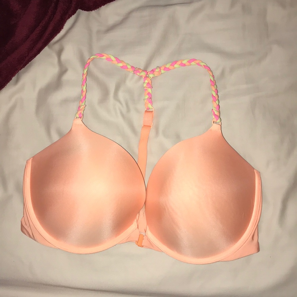 Orange victoria secret bra